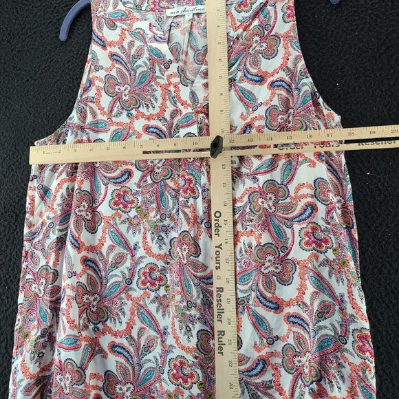 Ava Christine Womens Tank Top Multi-Color Size Small 100% Rayon Sleeveless - Picture 3 of 12